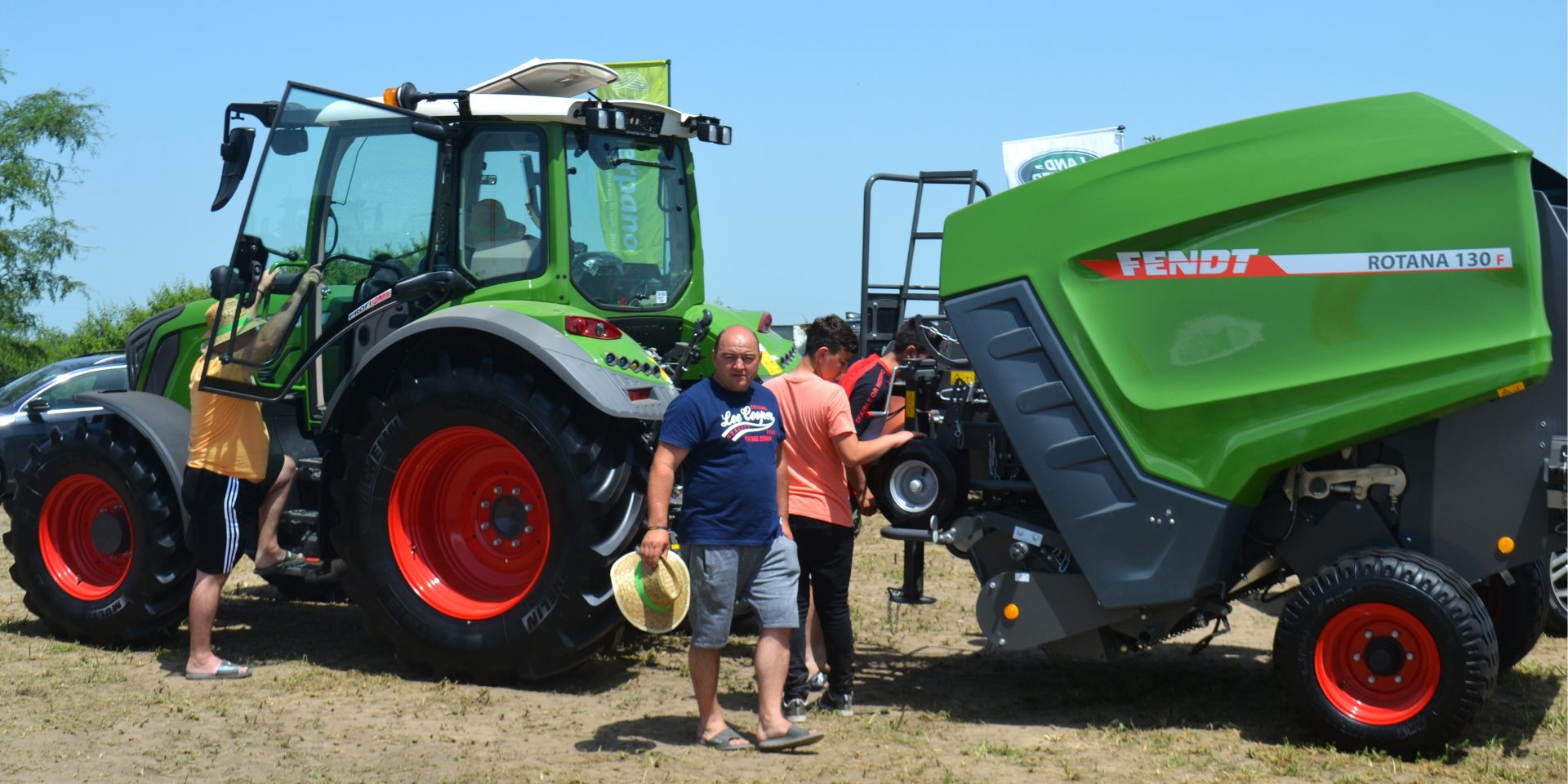 Tractor Fendt si balotiera Rotana 130