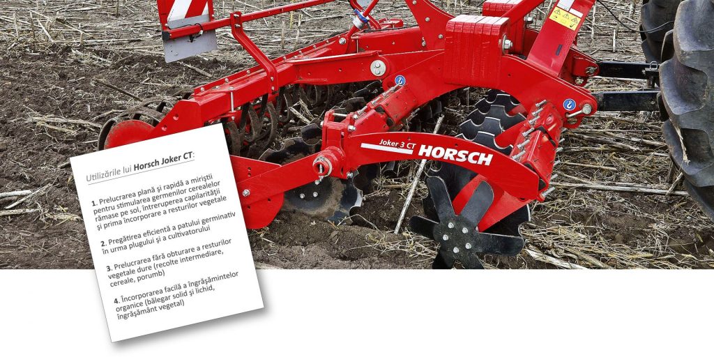 Disc scurt Horsch Joker 3 CT culoare rosie
